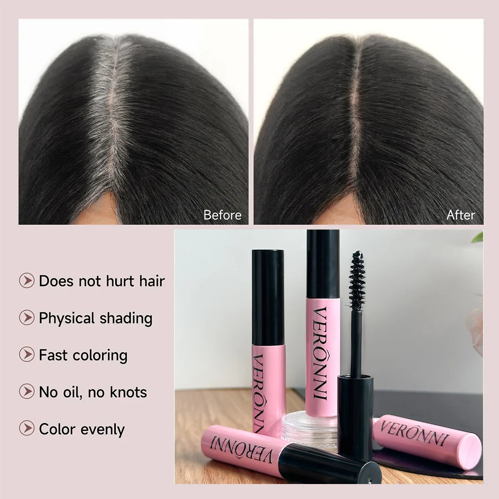 Hair Root Touch-Up Sticks Disposable Eyelash Type Hair Dye Stick