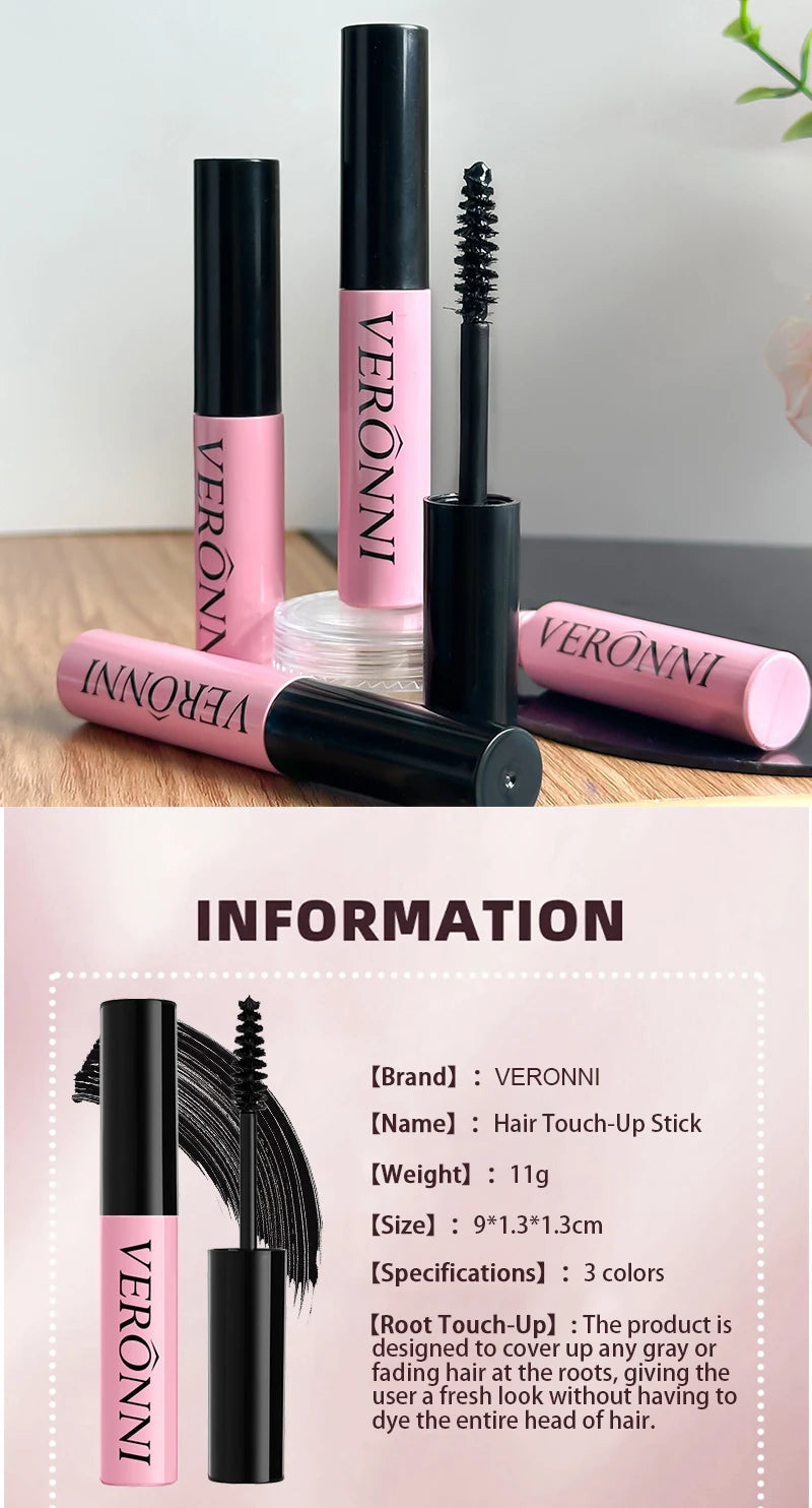 Hair Root Touch-Up Sticks Disposable Eyelash Type Hair Dye Stick