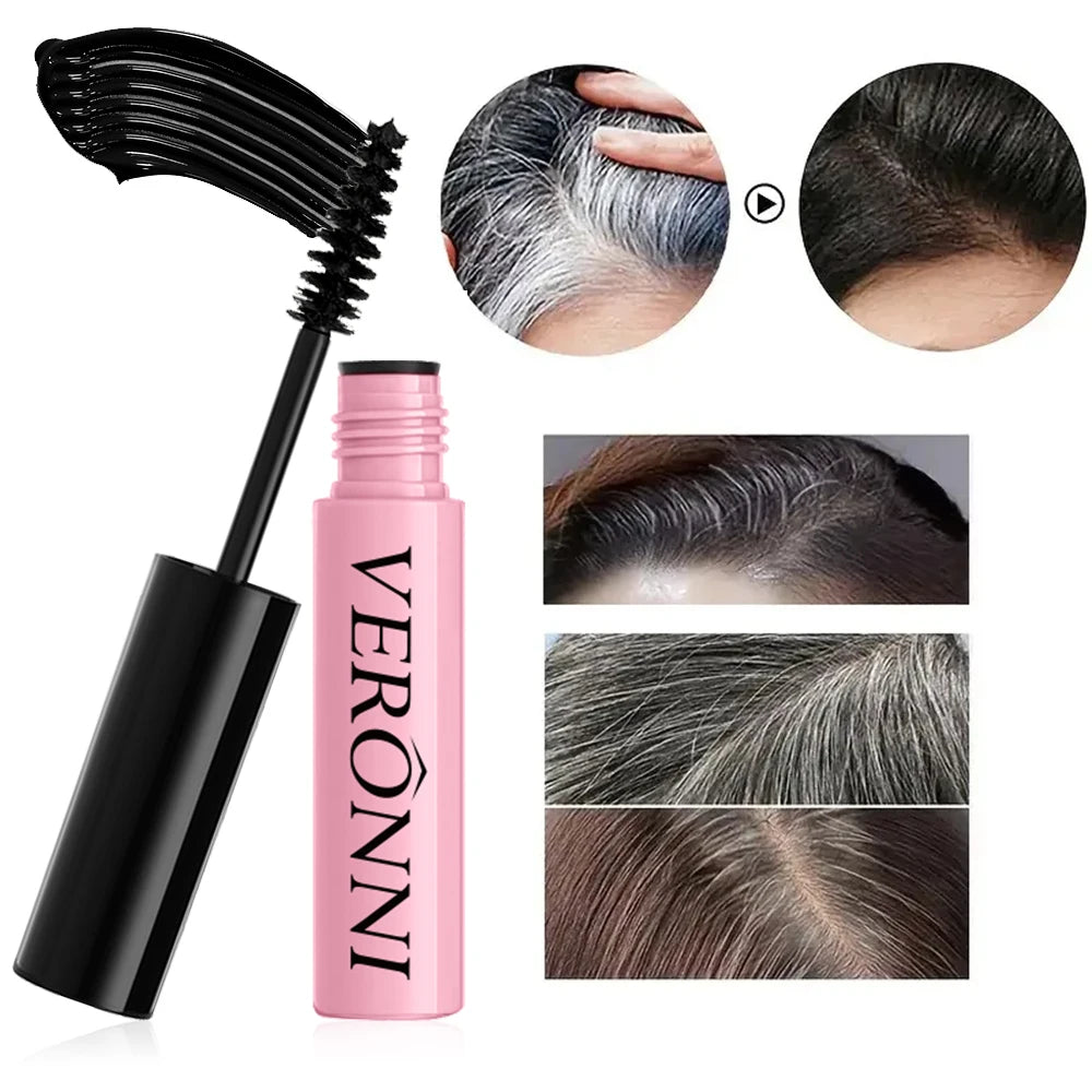 Hair Root Touch-Up Sticks Disposable Eyelash Type Hair Dye Stick